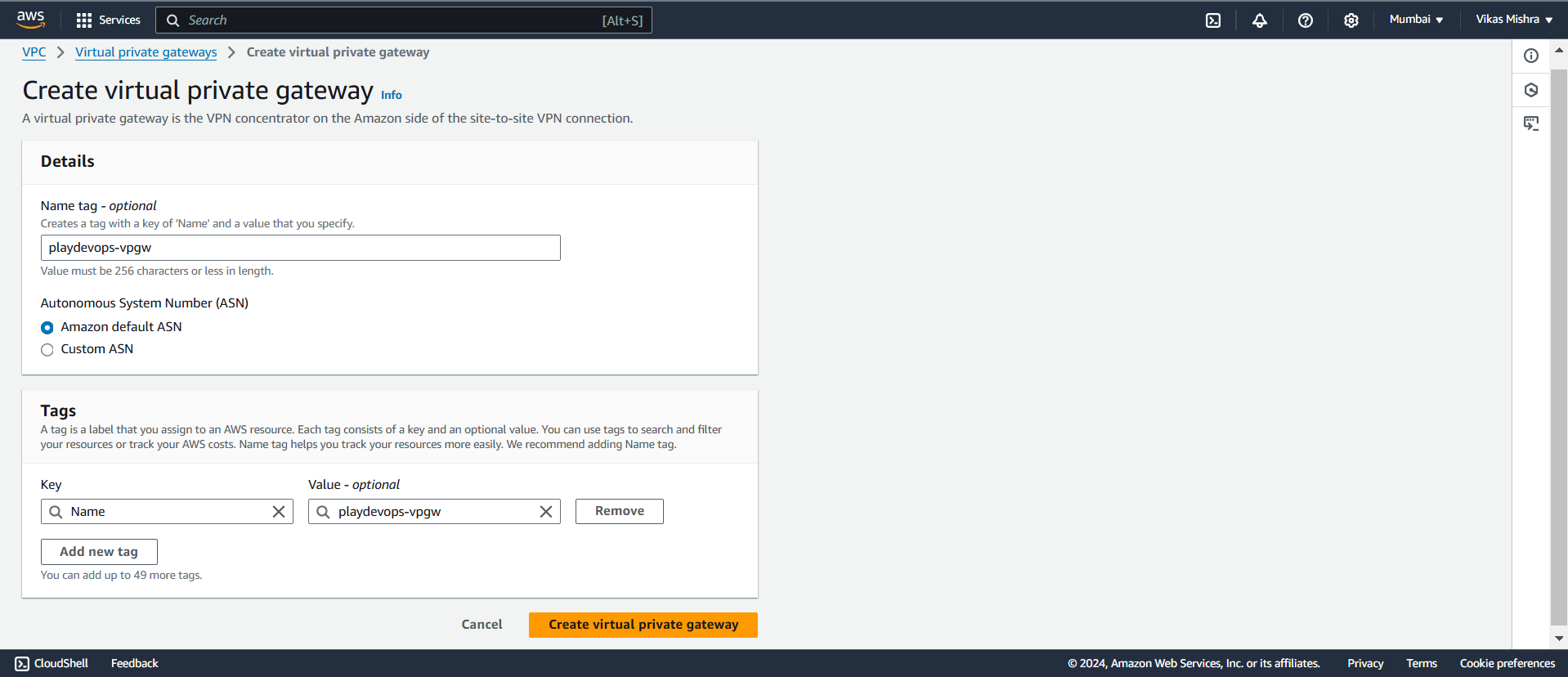 Setup Site to Site VPN Tunnel Between Azure and AWS Step By Step Guide ...